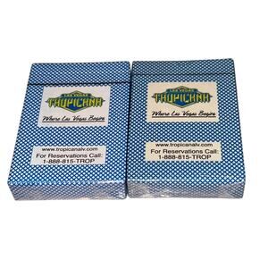 2 VINTAGE TROPICANA Where Las Vegas Begins Playing Cards Deck SEALED